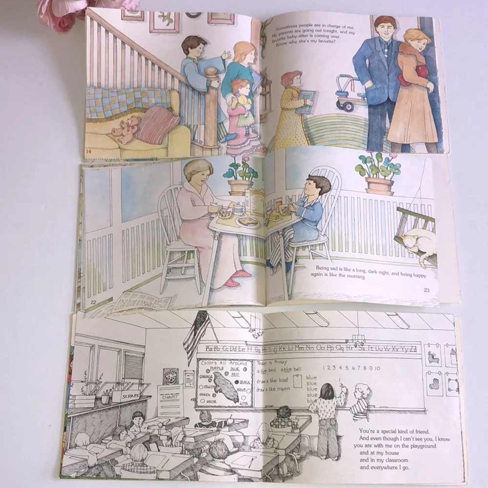 David and I Talk To God Psalms for Children Books 1980s Christian VTG books